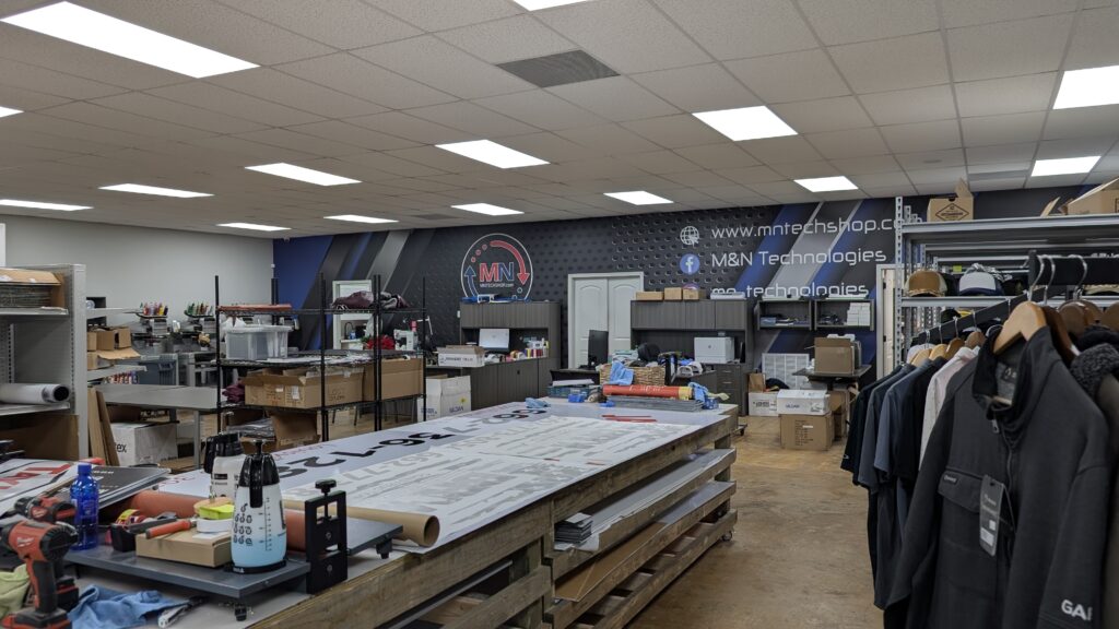 Office of M&N Tech shop located in Louisville, MS.